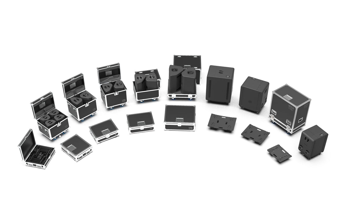 NEXO P Series flight cases and covers, range overview