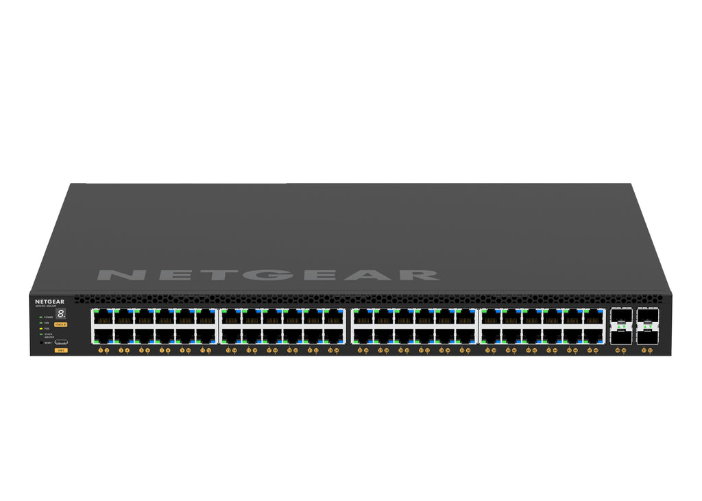 Netgear GSM4352 48-Port PoE+ Managed Switch with 4x SFP+