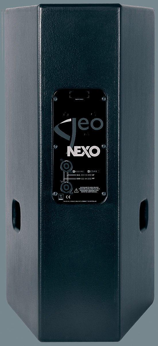 NEXO GEO S1230 module, rear view with connector plate