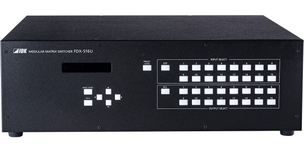 IDK FDX-S16U 4K@60 (4:4:4) Modular Matrix Switcher