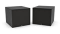 NEXO eLS18 installation subwoofer in black, front and angled views