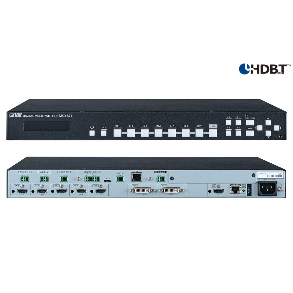 IDK MSD-S71 Digital Multi Switcher 7 Inputs 1 Output