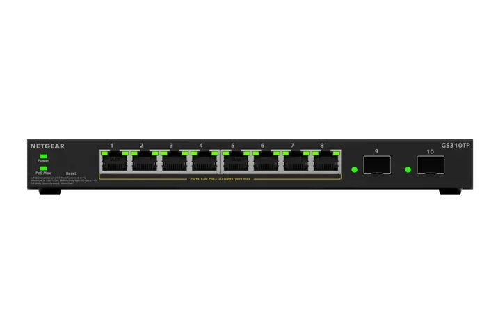 Netgear GS310TP 8-Port Gigabit Ethernet PoE+ Switch