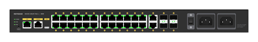 Netgear M4250-26G4F-PoE++ Managed Switch