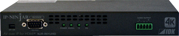 IDK NJR-R01UHD-CAT 4K@60 HDMI Decoder CAT