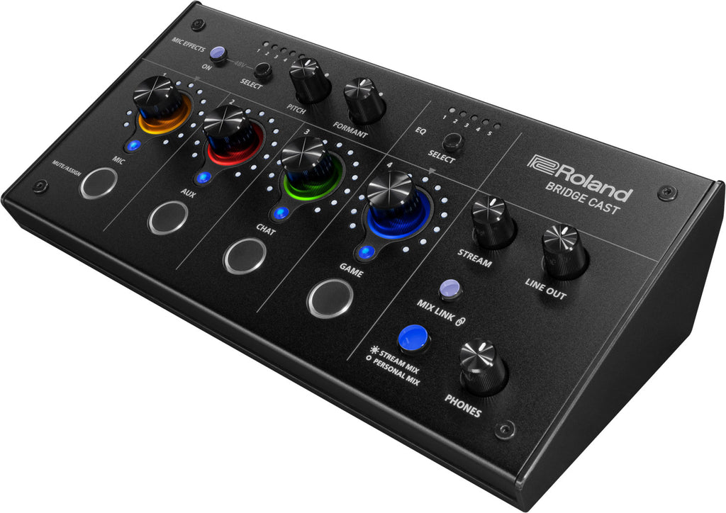 Roland BRIDGECAST Gaming Mixer for Streaming