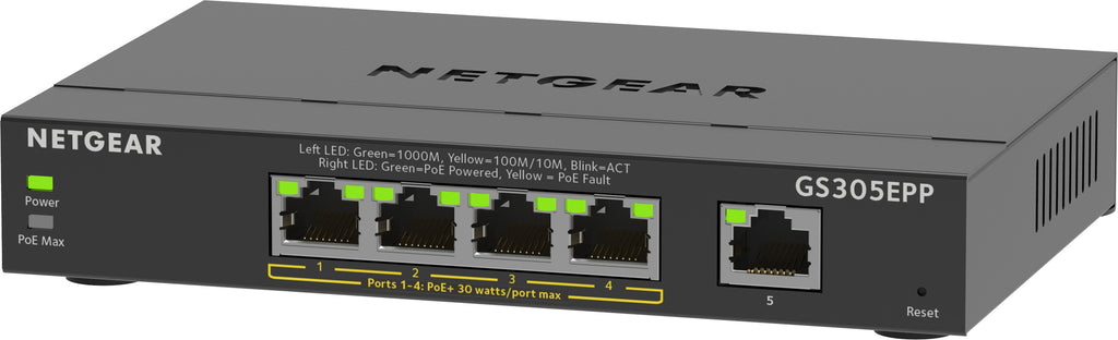 Netgear GS305EPP 5-Port Switch