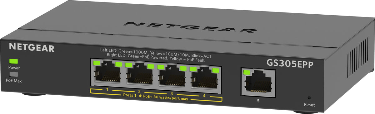 Netgear GS305EPP 5-Port Switch