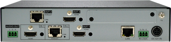 IDK HDC-RH221UHD 4K@60 HDBaseT Receiver 2 Inputs 3 Outputs