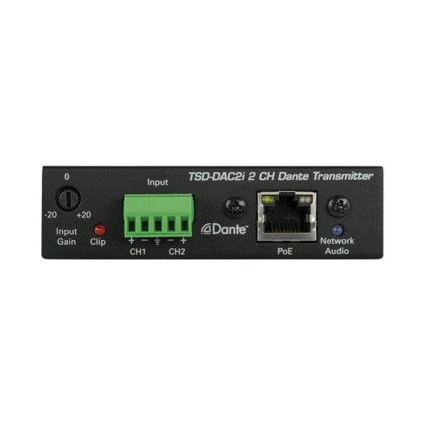 AtlasIED TSD-DAC2I 2-Channel Balance Line Input to Dante® Interface