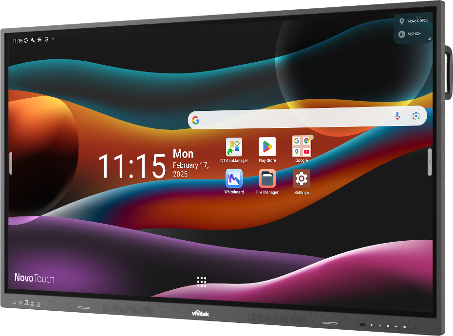 Vivitek EK757i NovoTouch 75-inch 4K-UHD+ Wall Mount
