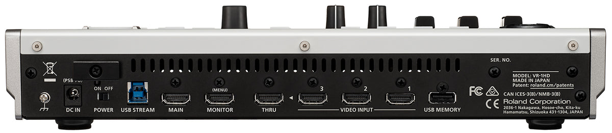 Roland VR-1HD Streaming AV Mixer with 3 HDMI Inputs and USB Streaming