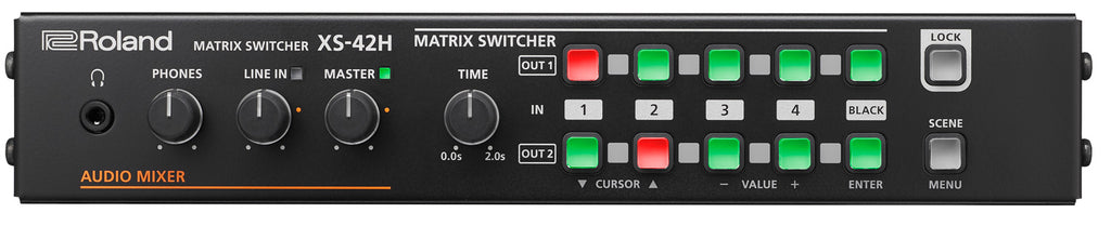 Roland XS-42H 4×2 HDMI Matrix Switcher for Meeting Rooms