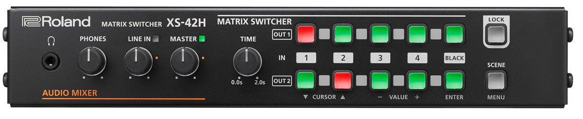 Roland XS-42H 4×2 HDMI Matrix Switcher for Meeting Rooms