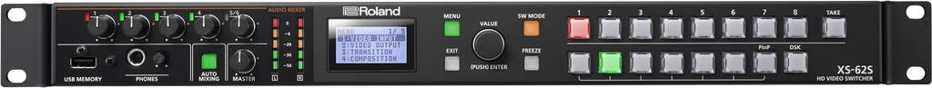 Roland XS-62S 6-Channel Presentation Mixer & Matrix Switcher with SDI/HDMI I/O and Audio