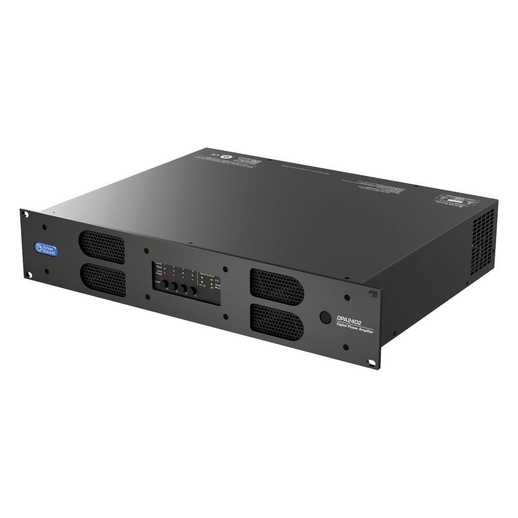 AtlasIED DPA2402 Multi-Channel Power Amp w/ Dante™ Audio, 2400W, 70V/100V
