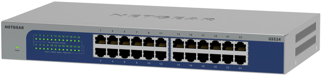 Netgear GS524 24-Port Gigabit Unmanaged Switch
