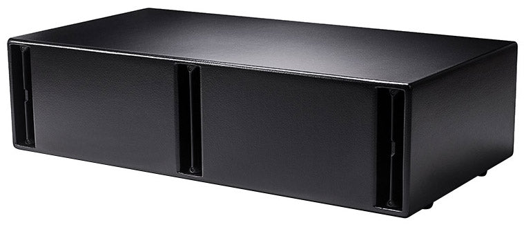 NEXO IDS210 low-profile subwoofer, installation version, angled front view