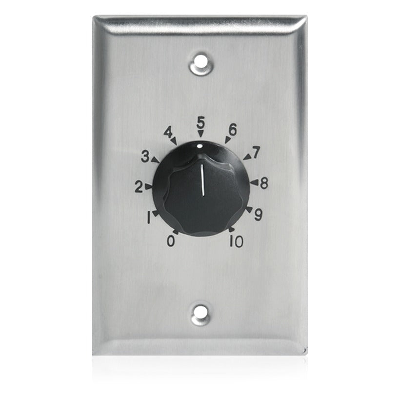 AtlasIED E408-100 Precision, Plate Mounted 100W Attenuator, 1.5dB Steps