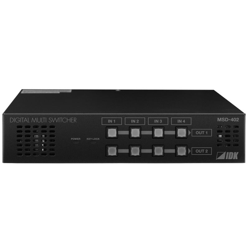 IDK MSD-402 Digital Multi Switcher with 4 Inputs & 2 Outputs
