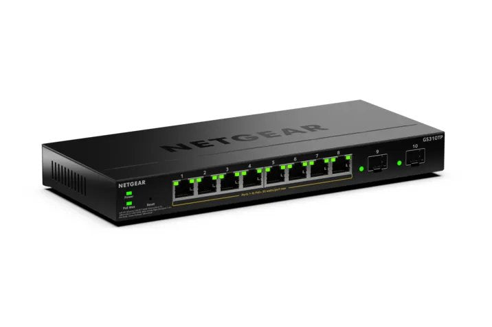 Netgear GS310TP 8-Port Gigabit Ethernet PoE+ Switch