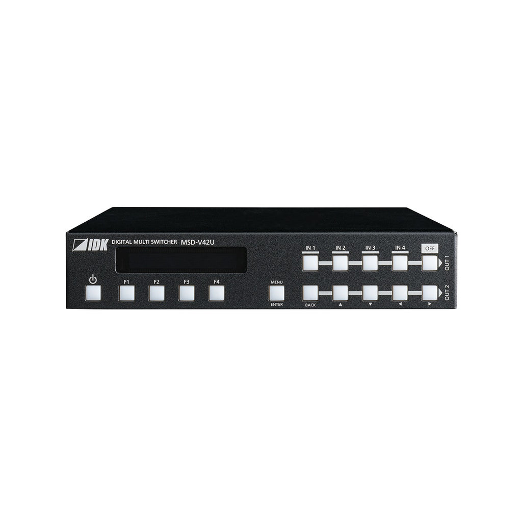 IDK MSD-V42U 4K@60 Digital Multi Switcher, 4 Inputs & 2 Outputs