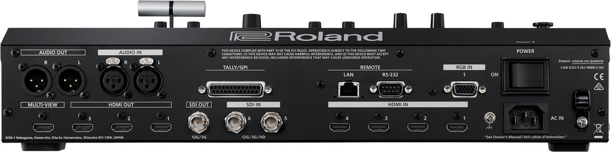 Roland V-600UHD 4K HDR Multi-Format Video Switcher