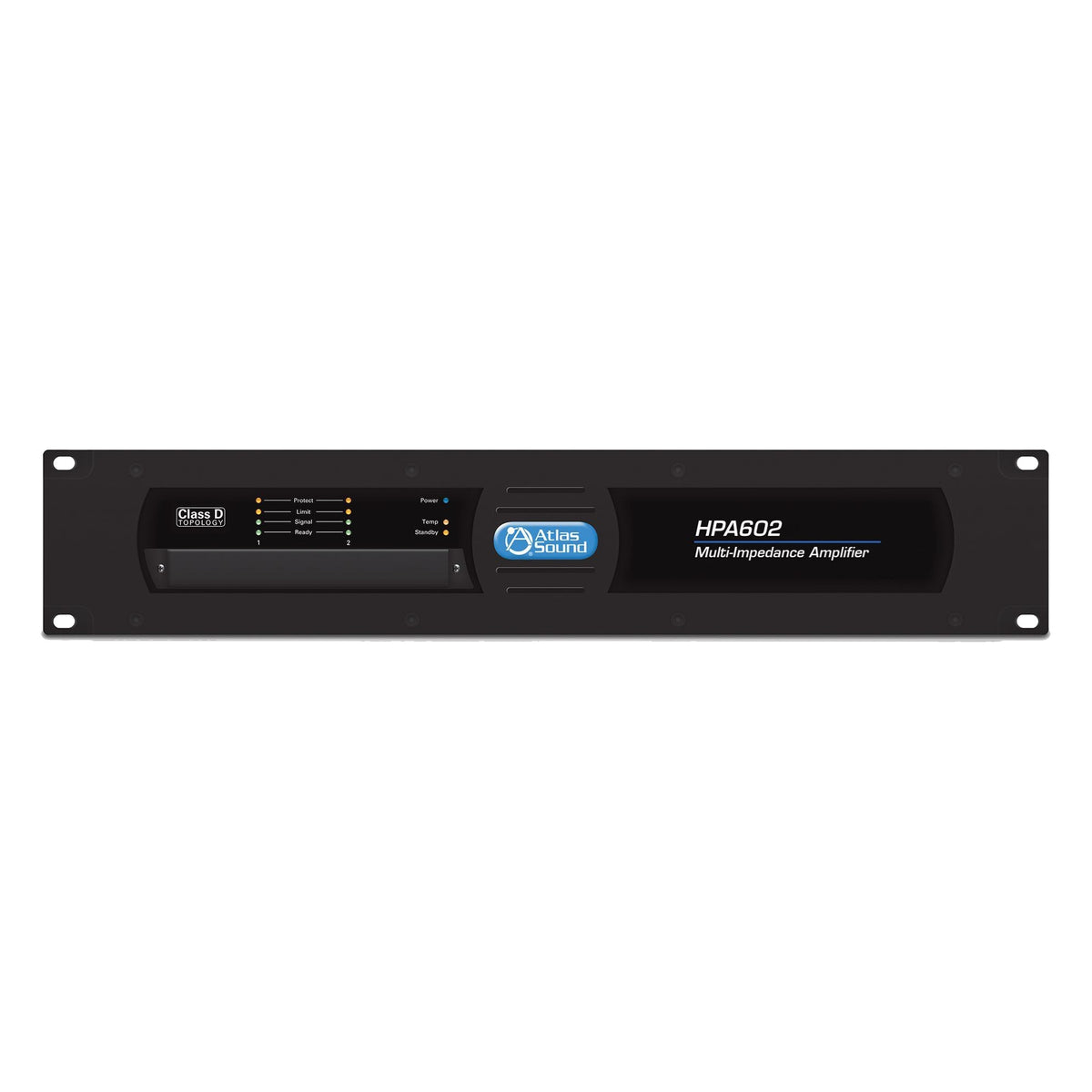 AtlasIED HPA602 Commercial Amplifier, Dual-Channel, 600W