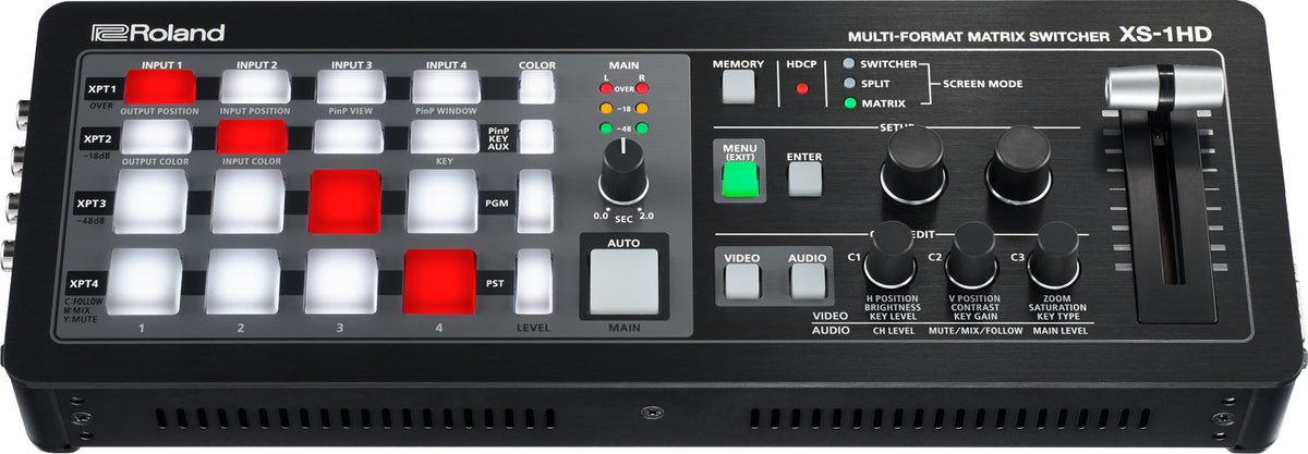 Roland XS-1HD 4×4 Multi-Format Matrix Switcher
