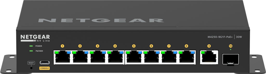 Netgear M4250-9G1F-PoE+ Managed Switch
