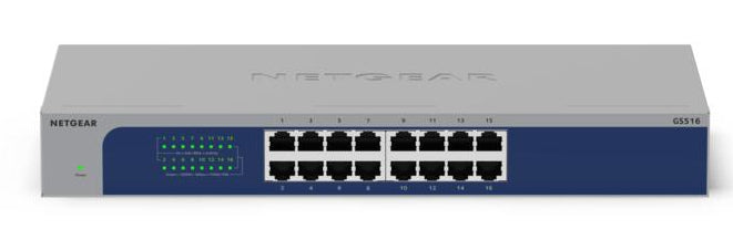 Netgear GS516 16-Port Gigabit Unmanaged Switch