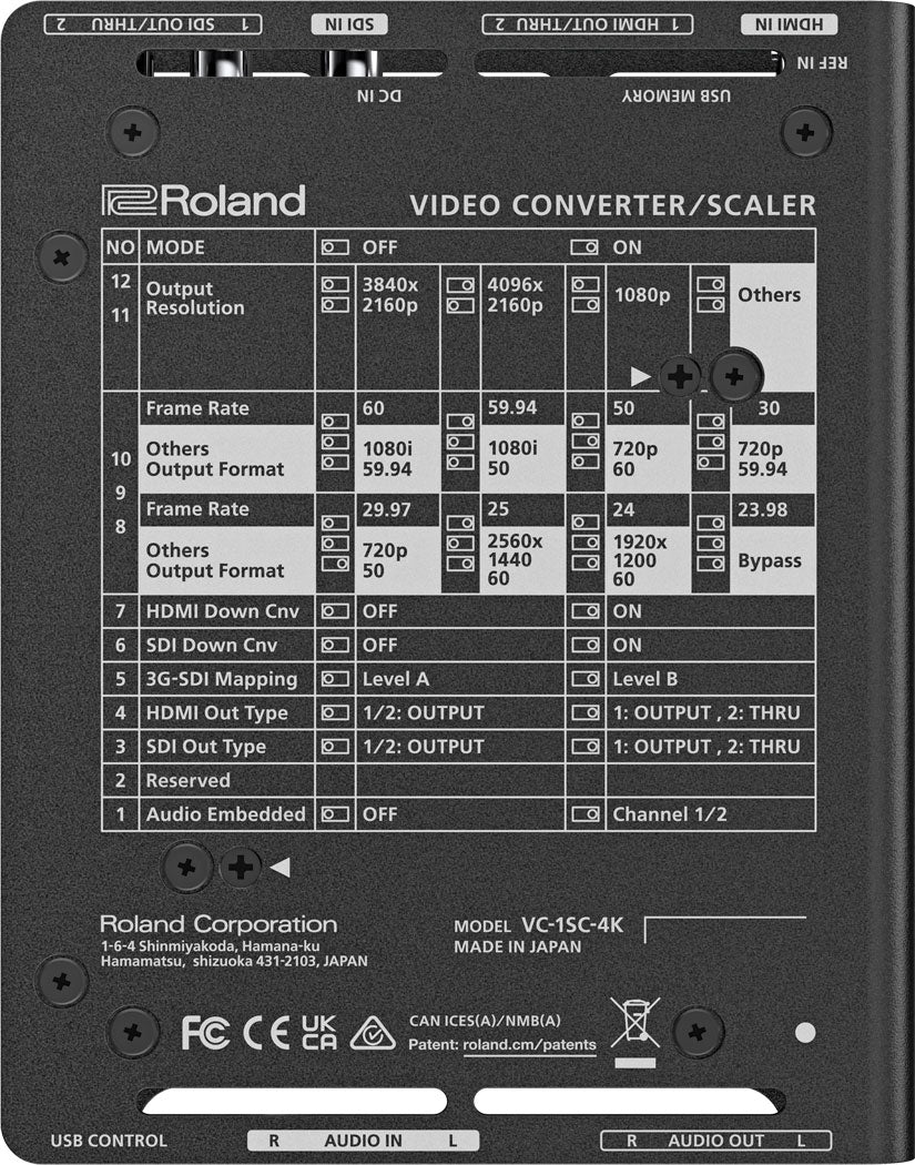 Roland VC-1SC-4K 4K/HD Cross Converter