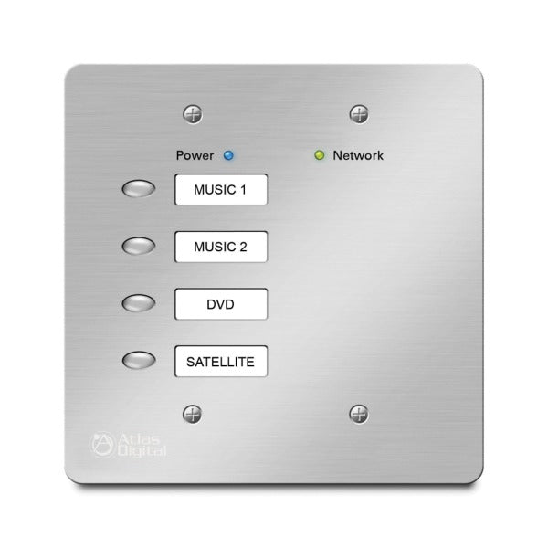 AtlasIED BBWP-S4W 4-Button Controller, White