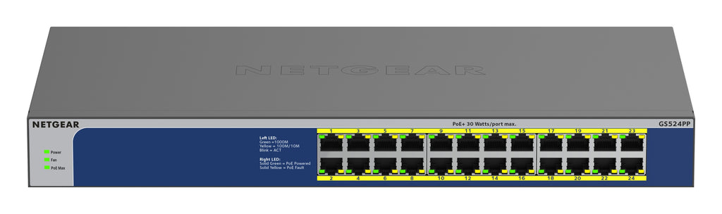 Netgear GS524PP 24-Port Switch PoE+ (300W)