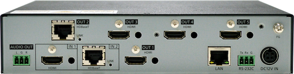 IDK HDC-RH421UHD 4K@60 HDBaseT Receiver, 2 Inputs & 5 Outputs