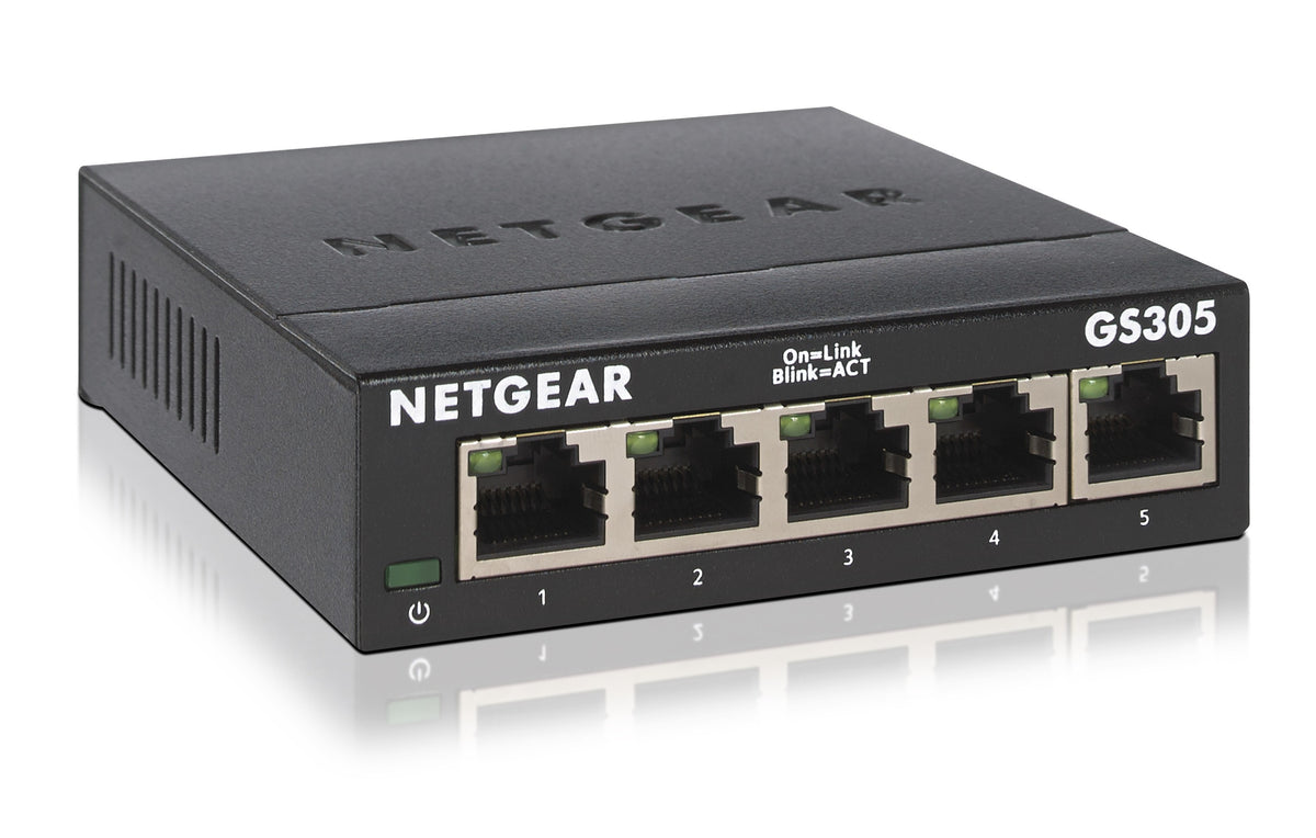 Netgear GS305 5-Port Gigabit Unmanaged Switch 300-Series