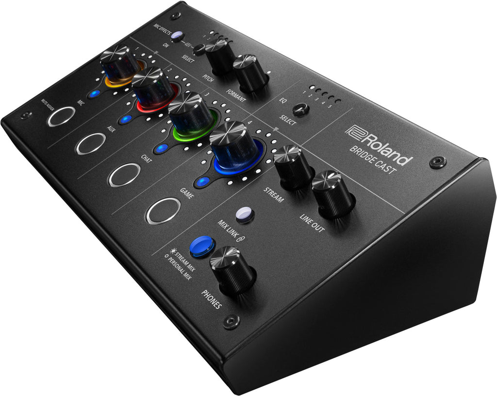Roland BRIDGECAST Gaming Mixer for Streaming