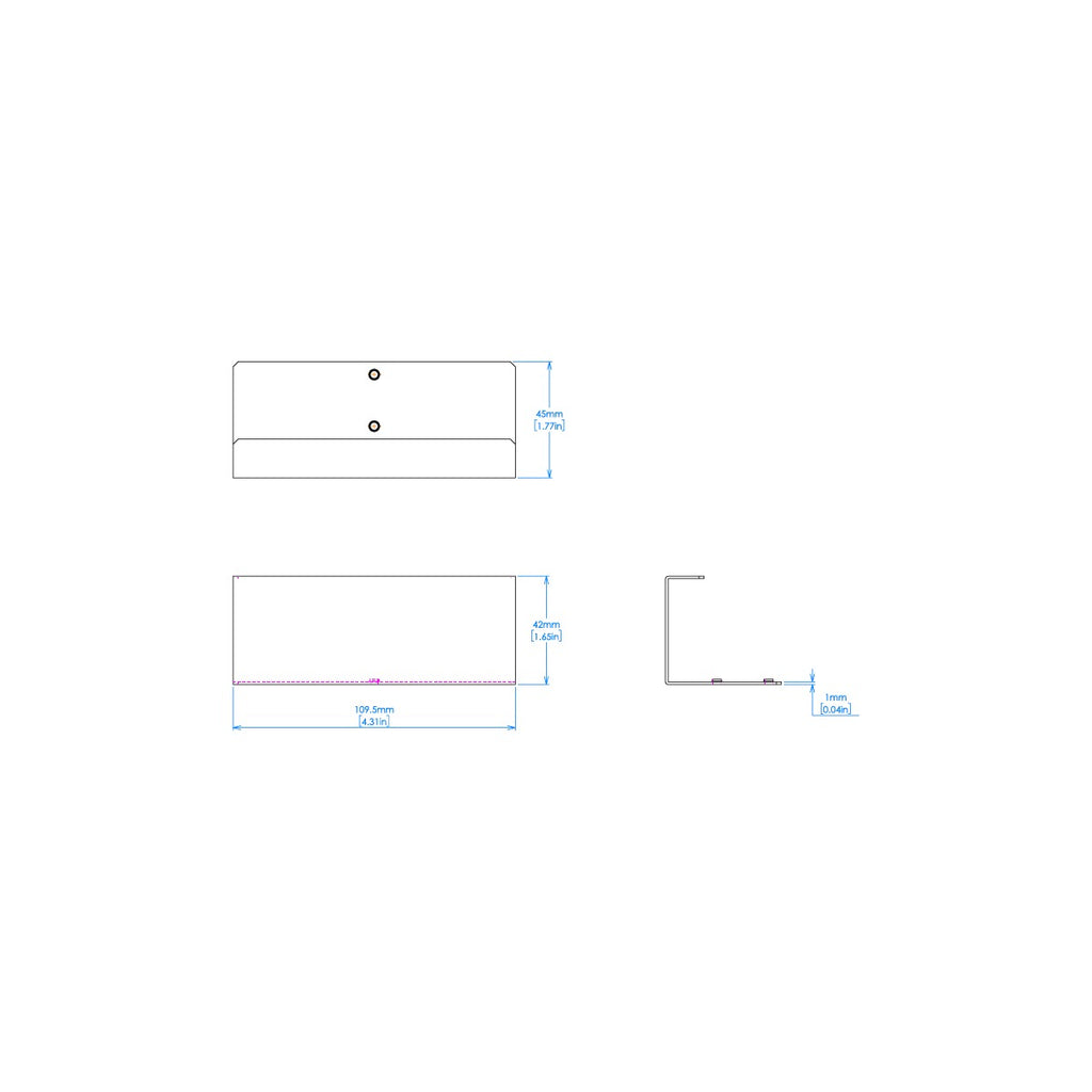 IDK RM-SBP Rack Mount Blank Panel