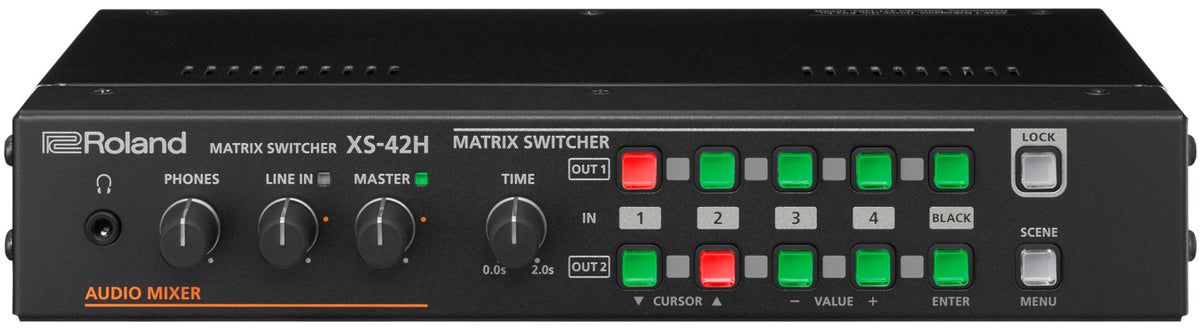 Roland XS-42H 4×2 HDMI Matrix Switcher for Meeting Rooms