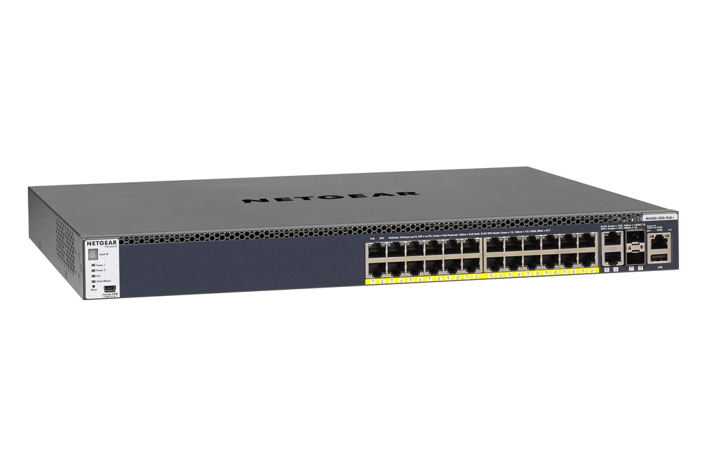 Netgear M4300-28G-PoE+ Managed Switch with APS550W PSU