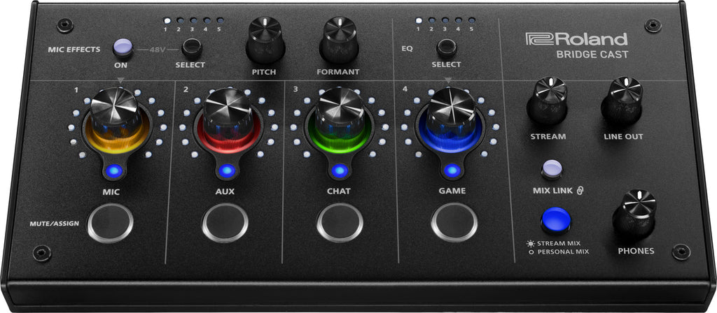 Roland BRIDGECAST Gaming Mixer for Streaming