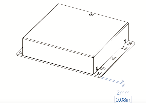 IDK FP-100 Mounting Hardware for 100 mm Height Products