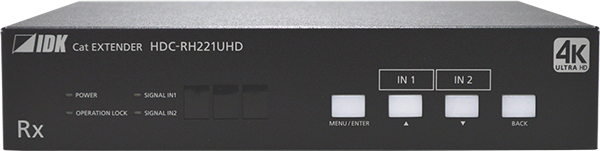 IDK HDC-RH221UHD 4K@60 HDBaseT Receiver 2 Inputs 3 Outputs