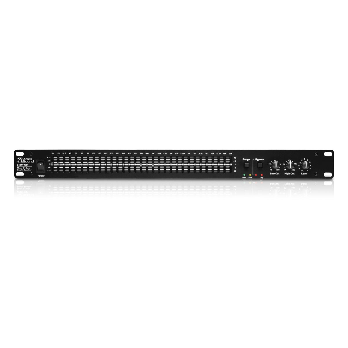 AtlasIED EQM131 1/3 Octave Graphic Equalizer