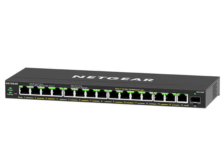 Netgear GS316EP 16-Port Switch