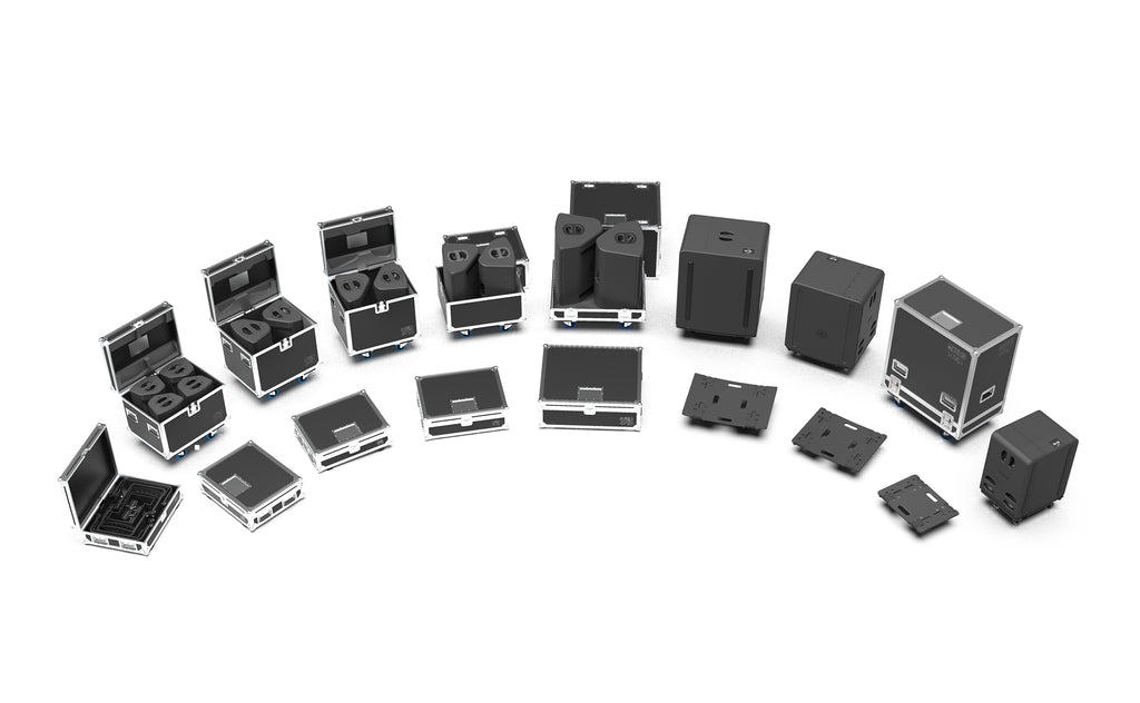 NEXO P Series flight cases and covers, range overview