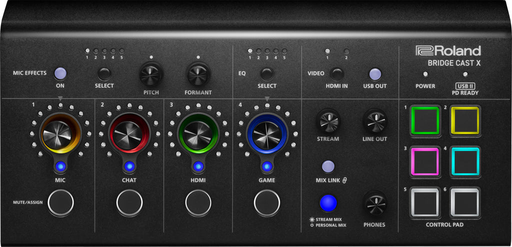 Roland BRIDGECAST-X Dual Bus Streaming Mixer and Video Capture