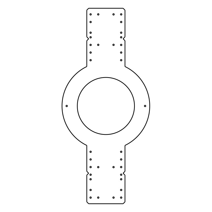 AtlasIED FC-4MR New Construction Ring (Mud Ring) for 4" Premium Ceiling Speaker
