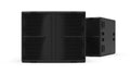 NEXO L20 subwoofer in black, front and angled views
