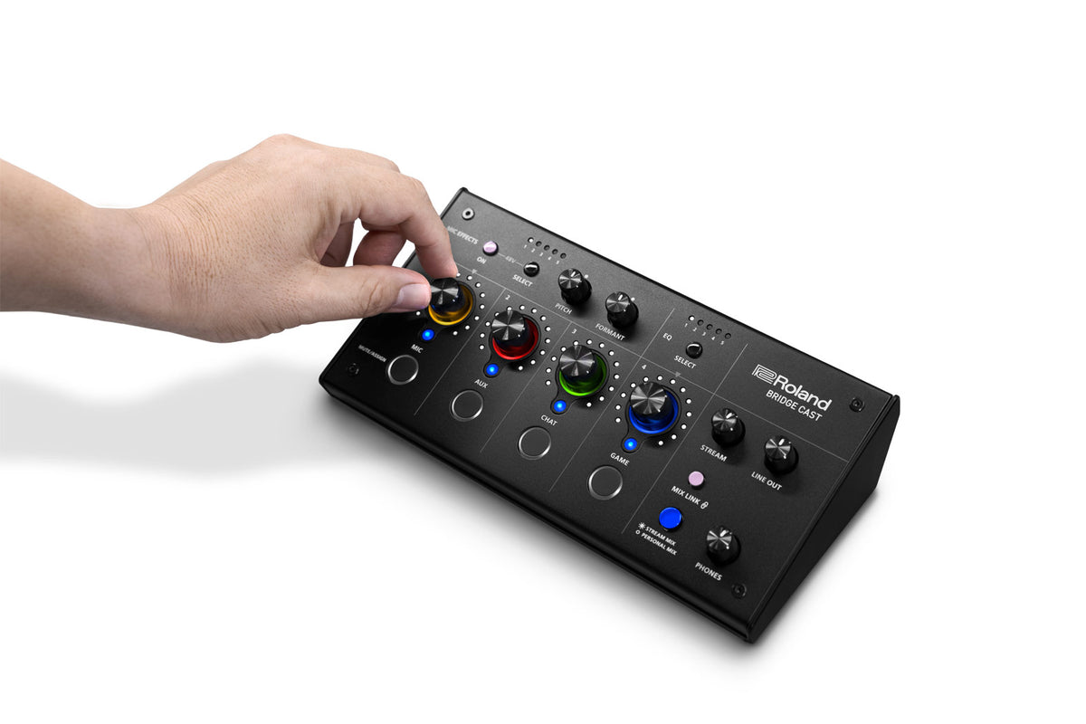 Roland BRIDGECAST Gaming Mixer for Streaming